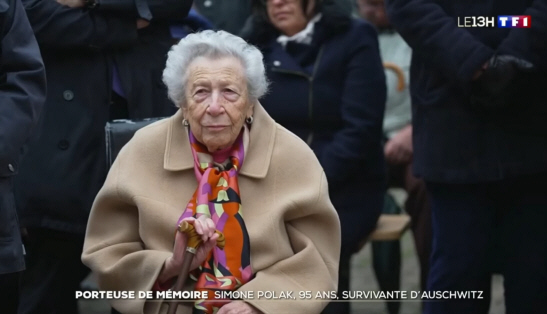 Simone Polak, l’une des dernières survivantes d’Auschwitz, témoigne - TF1