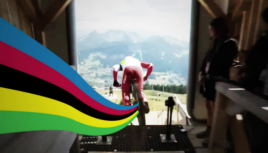 Les Gets - Promotion coupe du monde de VTT